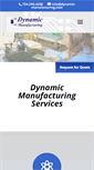 Mobile Screenshot of dynamic-manufacturing.com